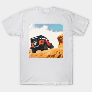 Jeep Wrangler offroading in Moab T-Shirt